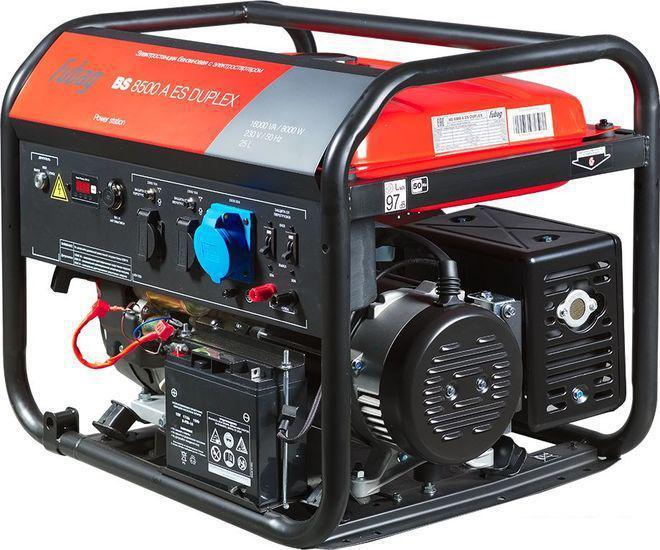 Бензиновый генератор Fubag BS 8500 A ES Duplex (с коннектором автоматики) - фото 2 - id-p220285036