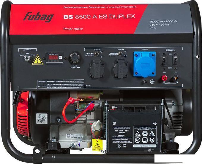 Бензиновый генератор Fubag BS 8500 A ES Duplex (с коннектором автоматики) - фото 3 - id-p220285036