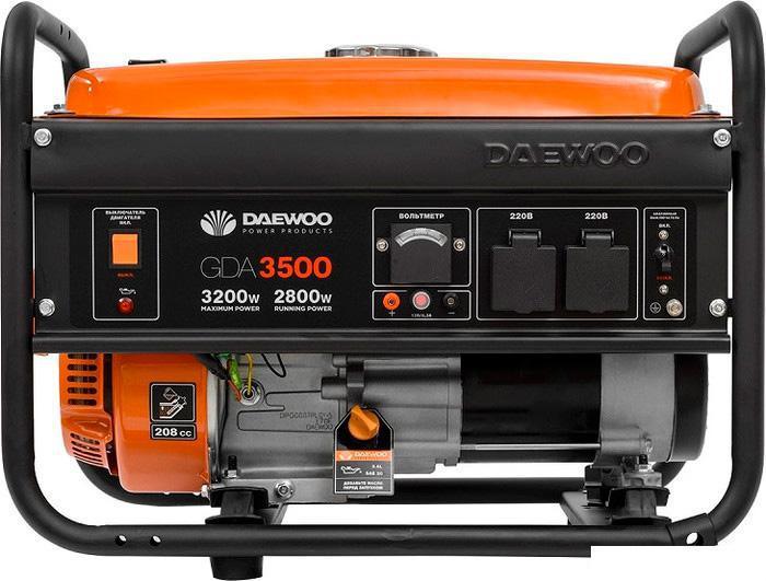 Бензиновый генератор Daewoo Power GDA 3500 - фото 2 - id-p220285062