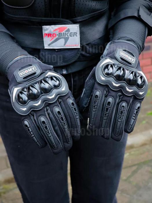 Перчатки тактические военные с костяшками мотоперчатки для мотокросса сенсорного экрана страйкбола черные - фото 8 - id-p220289872