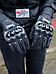 Перчатки тактические военные с костяшками мотоперчатки для мотокросса сенсорного экрана страйкбола черные, фото 8