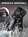 Перчатки с подогревом зимние мужские теплые для сенсорного экрана рыбалки охоты кожаные утепленные черные, фото 5