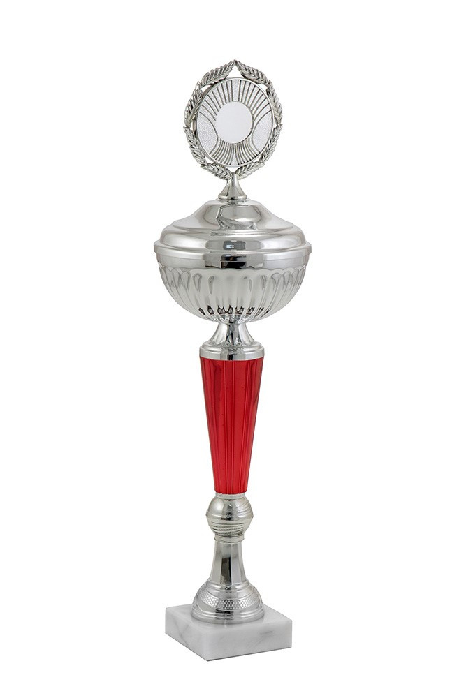 Кубок  "Аристократ" на мраморной подставке с крышкой , высота 40 см, чаша 10 см арт. 381-280-100 КС