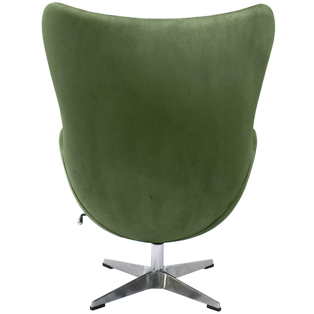 Кресло EGG STYLE CHAIR зеленый, искусственная замша - фото 4 - id-p220290973
