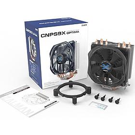 Охладитель ZALMAN CNPS9X Optima (4пин 1155/AM4-FM2 26дБ 600-1500 об/минCu+тепл.трубки)