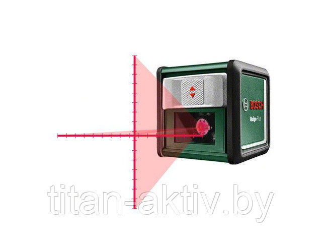 Нивелир лазерный BOSCH QUIGO PLUS со штативом в кор. (проекция: крест, до 7 м, +/- 5 мм, резьба 1/4" - фото 1 - id-p220289419