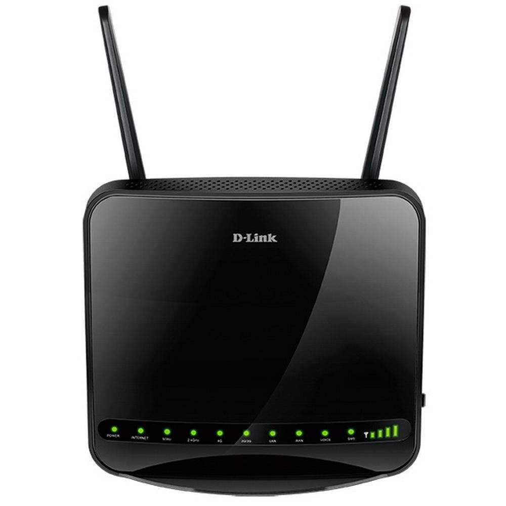 Роутер беспроводной D-Link DWR-956 (DWR-956/4HDB1E) AC1200 10/100/1000BASE-TX/4G черный