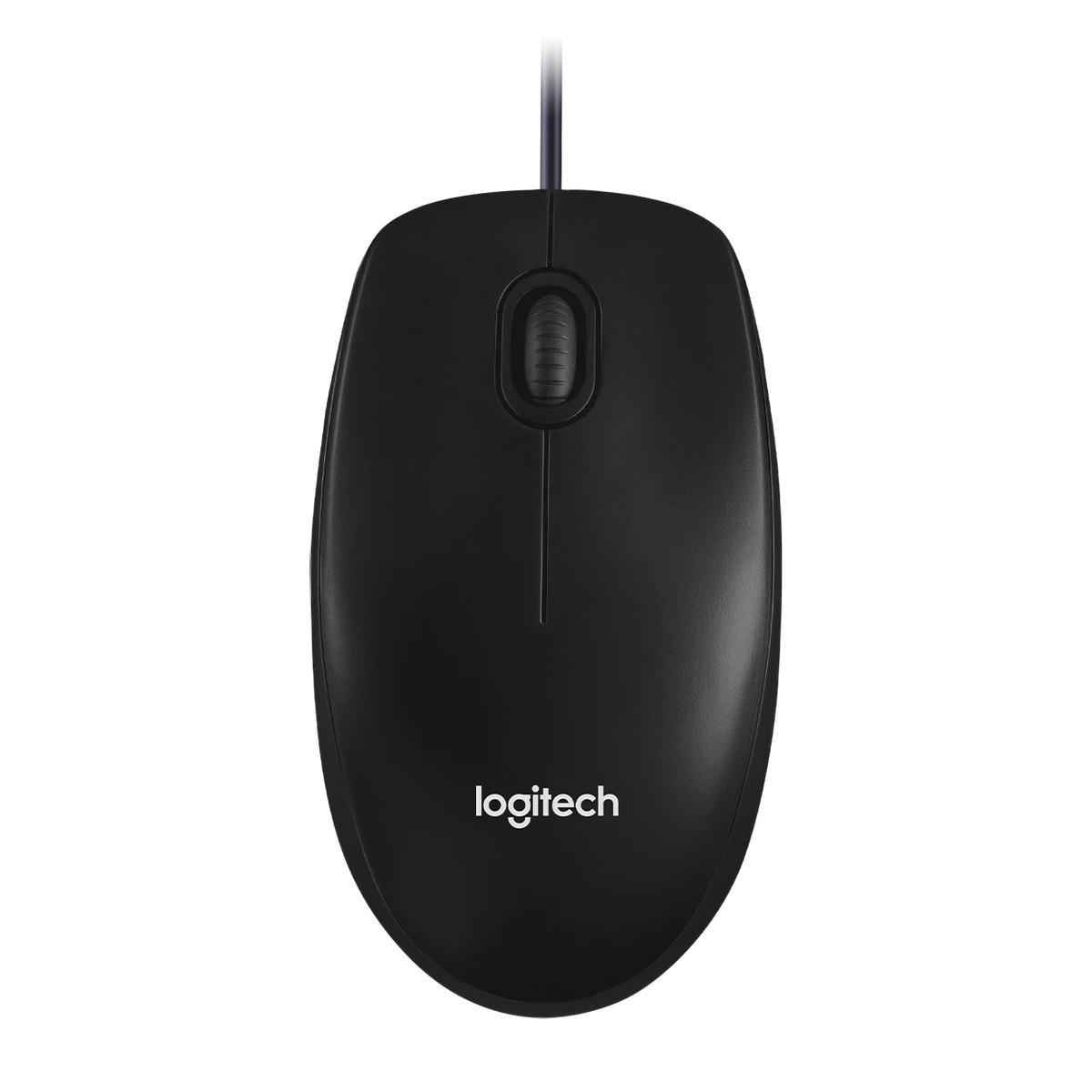 Мышь Logitech M100 черный оптическая (1000dpi) USB (2but) 910-006652/910-006765