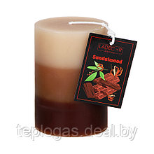 Свеча LADECOR ароматическая, 7x10 см, аромат сандал /508-844