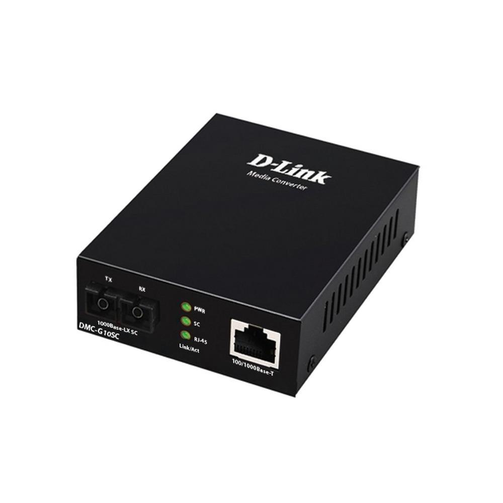 D-Link DMC-G10SC/A1A Медиаконвертер с 1 портом 100/1000Base-T и 1 портом 1000Base-LX с разъемом SC для - фото 1 - id-p203912054