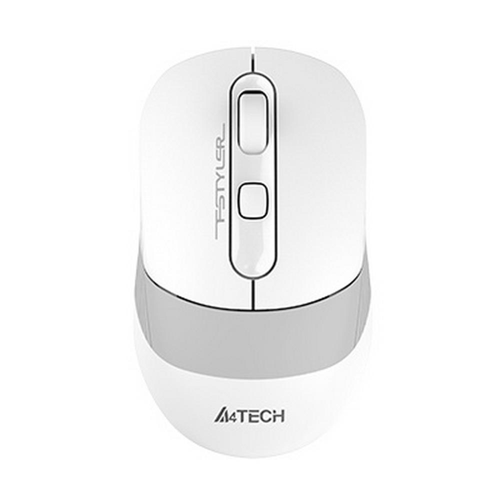 Манипулятор A4Tech FSTYLER Wireless&Bluetooth Optical Mouse FB10C Grayish White (RTL) USB 4btn+Roll - фото 1 - id-p214272772