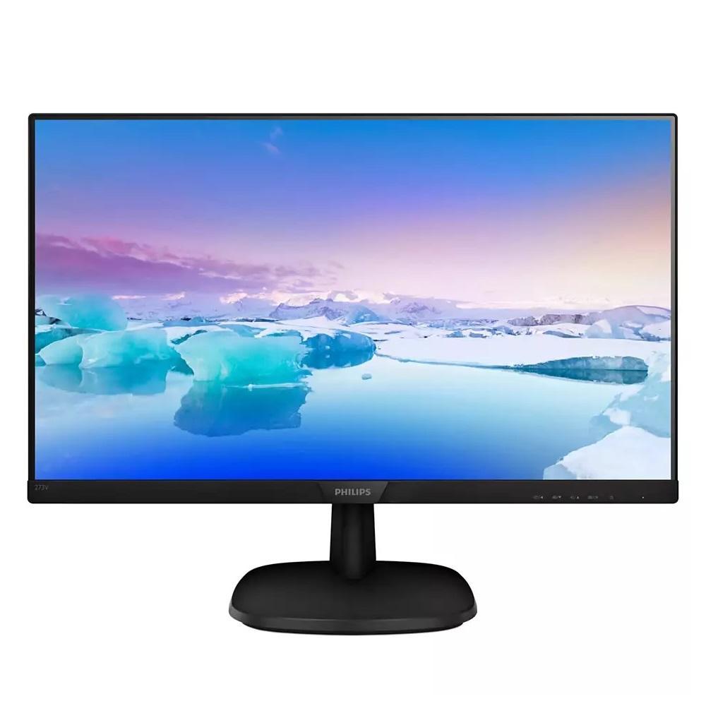 Монитор Philips 27" PHILIPS 273V7QDAB (00/01) Black (IPS, 1920x1080, D-sub+DVI+HDMI, 4 ms, 178°/178°, 250