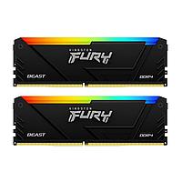 Оперативная память KINGSTON KF436C18BB2AK2/3232GB 3600MHz DDR4 CL18 DIMM (Kit of 2) FURY Beast RGB