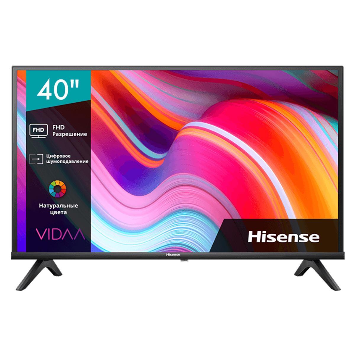 Телевизор ЖК 40'' Hisense Телевизор ЖК 40'' Hisense/ 40", Full HD, Smart TV (ОС VIDAA U6), Wi-Fi, PCI 900, - фото 1 - id-p214270301