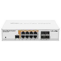 MikroTik CRS112-8P-4S-IN Коммутатор 8х10/100/1000 Ethernet, 4 x SFP ports