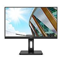 23.8" ЖК Монитор AOC 24P2Q (16:9, 1920x1080, IPS, 75Гц, Adaptive-Sync, динамики, HDMI+DVI+VGA+DP, PIVOT)