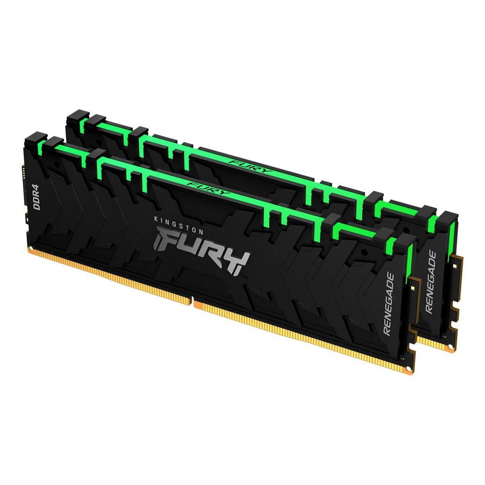 Оперативная память Kingston Fury Renegade KF432C16RBAK2/16 DDR4 DIMM 16Gb KIT 2*8Gb PC4-25600 CL16