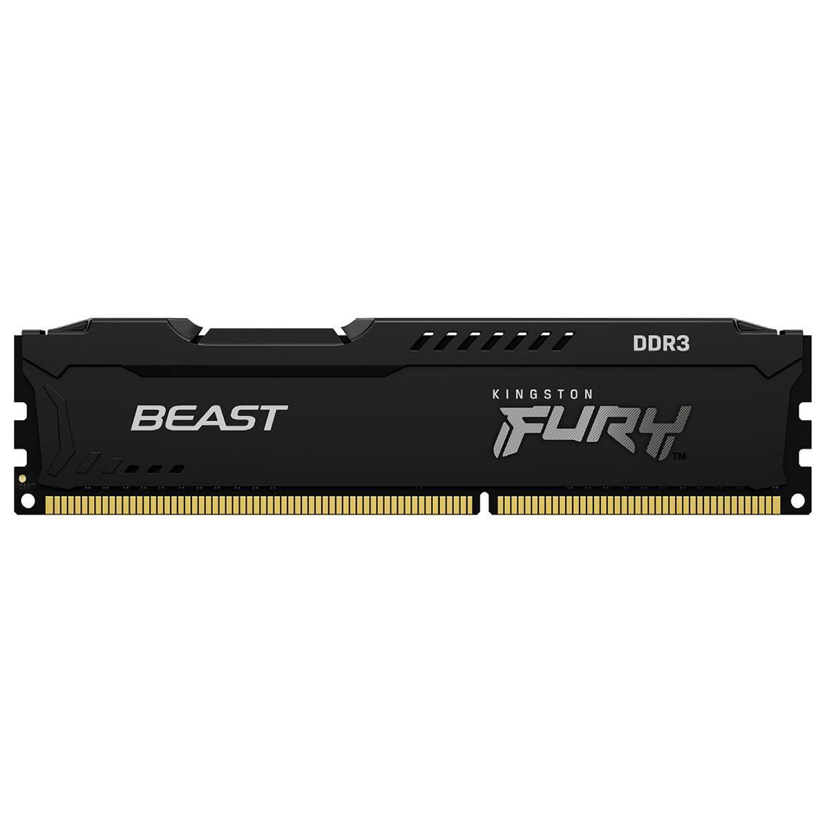 Модуль памяти Kingston Fury Beast KF318C10BB/4 DDR3 DIMM 4Gb PC3-15000 CL10