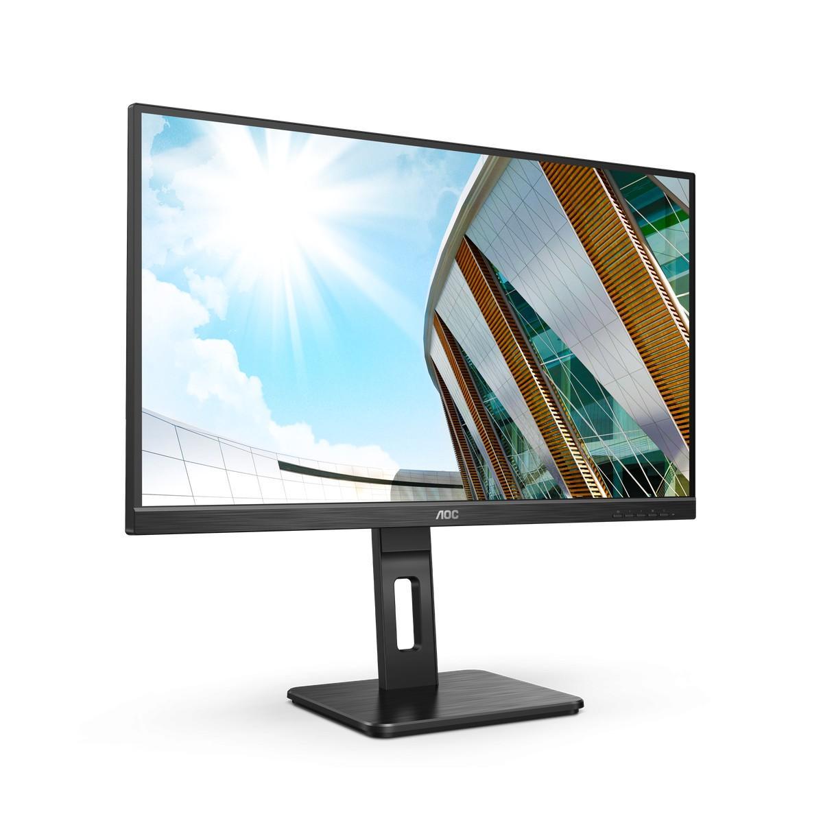 Монитор 27" AOC Q27P2Q 2560x1440 75Hz IPS LED 16:9 4ms D-Sub HDMI DP 4*USB3.2 50M:1 1000:1 178/178 300cd HAS