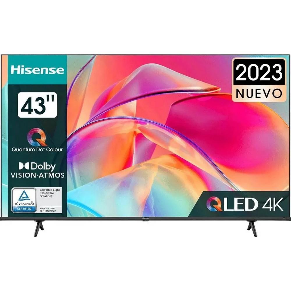 Телевизор QLED Hisense 43" 43E7KQ Frameless черный 4K Ultra HD 60Hz DVB-T DVB-T2 DVB-C DVB-S DVB-S2 WiFi Smart - фото 1 - id-p218808108