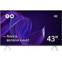 43" LED ЖК телевизор Яндекс YNDX-00071 (3840x2160 HDMI LAN WiFi BT USB DVB-T2 SmartTV)