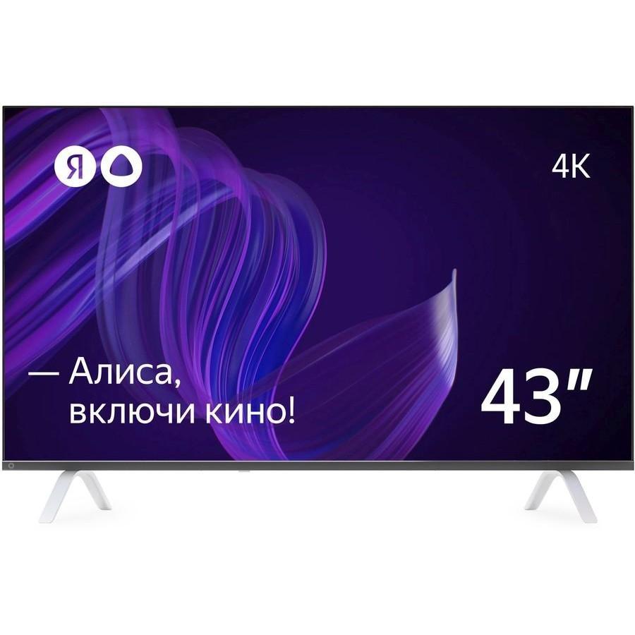 43" LED ЖК телевизор Яндекс YNDX-00071 (3840x2160 HDMI LAN WiFi BT USB DVB-T2 SmartTV) - фото 1 - id-p220292029
