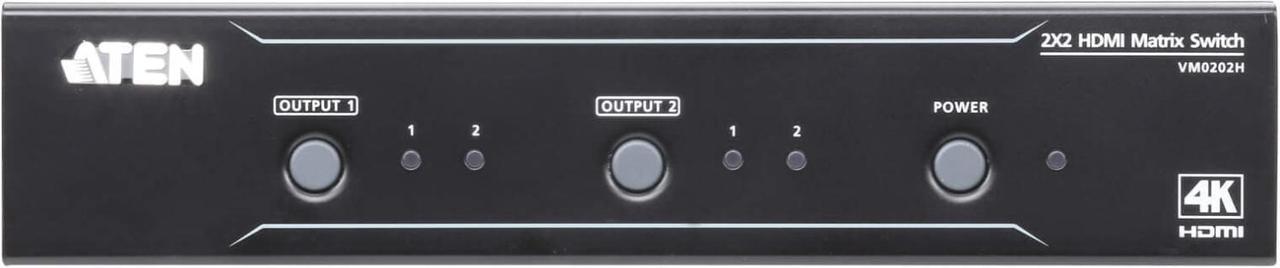 Переключатель, электрон., HDMI, 2 2 мониторов, без шнуров, (передача сигнала до 20 - фото 1 - id-p220292040