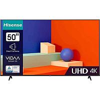 Телевизор ЖК 50'' Hisense, Ultra HD, Smart TV (ОС VIDAA U6), Wi-Fi, PCI 1700, DVB-T2/T/C/S2/S, 2х8W, CI+(1.4),