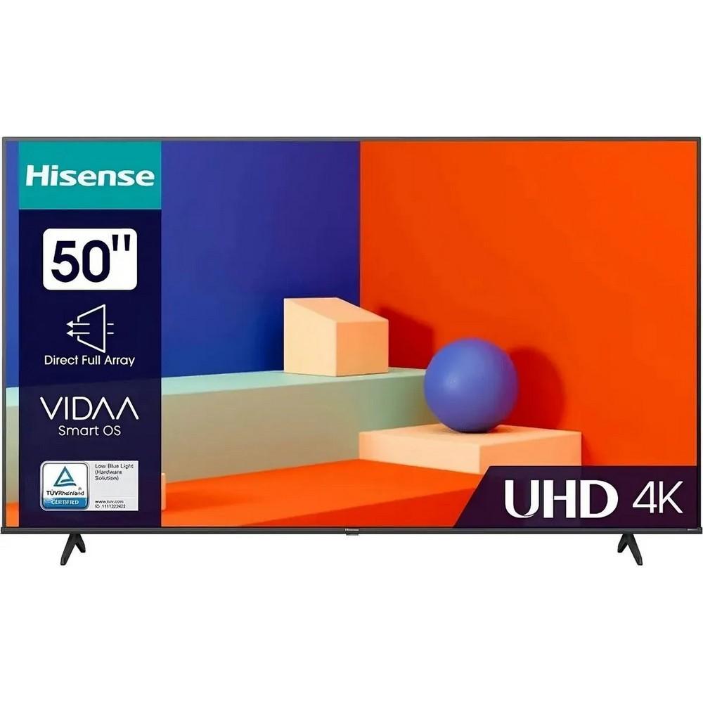 Телевизор ЖК 50'' Hisense, Ultra HD, Smart TV (ОС VIDAA U6), Wi-Fi, PCI 1700, DVB-T2/T/C/S2/S, 2х8W, CI+(1.4), - фото 1 - id-p214712967