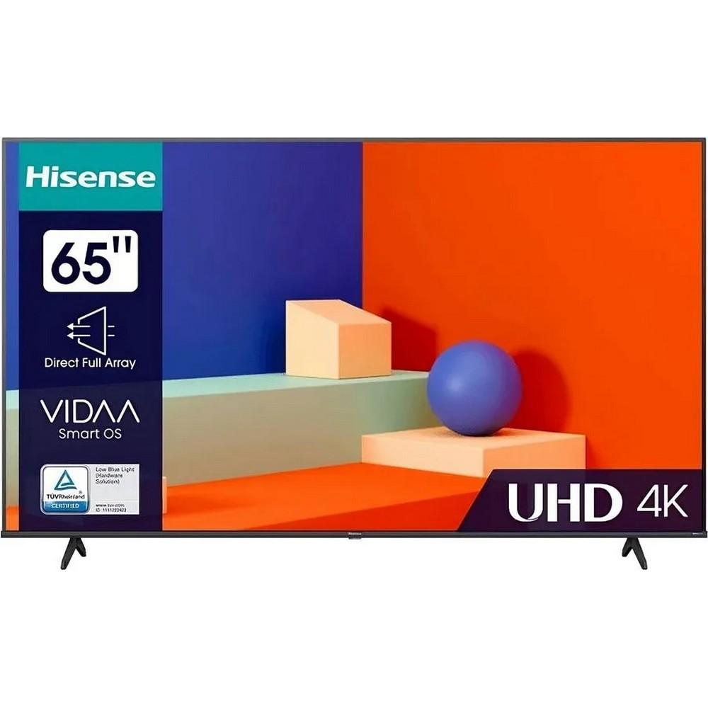 Телевизор ЖК 65'' Hisense 65A6K 65", Ultra HD, Smart TV (ОС VIDAA U6), Wi-Fi, PCI 1600, DVB-T2/T/C/S2/S, - фото 1 - id-p214712968