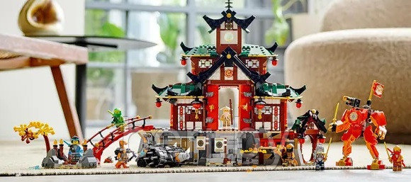 82208 Конструктор Ninjago Храм додзё ниндзя, 1453 детали, аналог Lego - фото 3 - id-p220294325