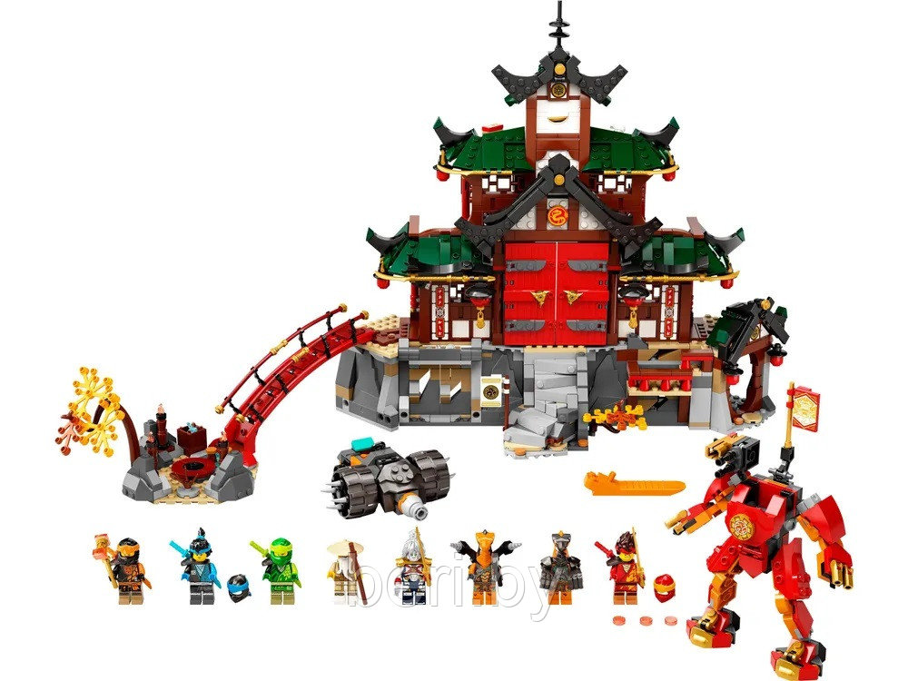82208 Конструктор Ninjago Храм додзё ниндзя, 1453 детали, аналог Lego - фото 4 - id-p220294325