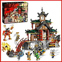 82208 Конструктор Ninjago Храм додзё ниндзя, 1453 детали, аналог Lego