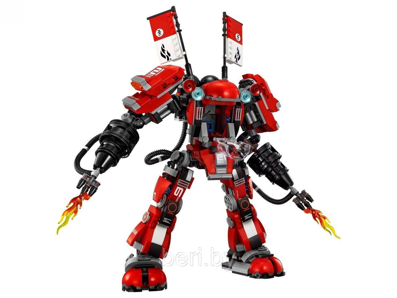4025 Конструктор Ninjago Movie Bela Огненный робот Кая, 1001 деталь, аналог Lego 70615 - фото 3 - id-p220294467