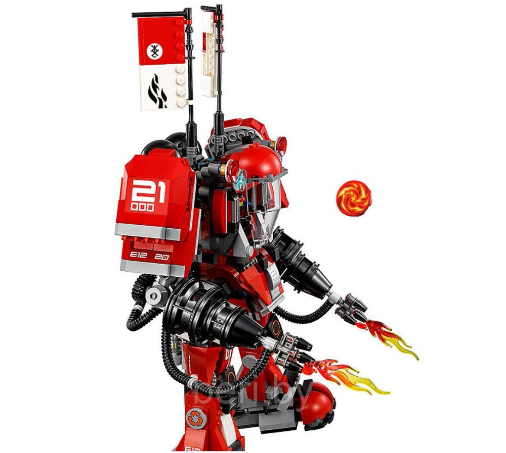 4025 Конструктор Ninjago Movie Bela Огненный робот Кая, 1001 деталь, аналог Lego 70615 - фото 4 - id-p220294467