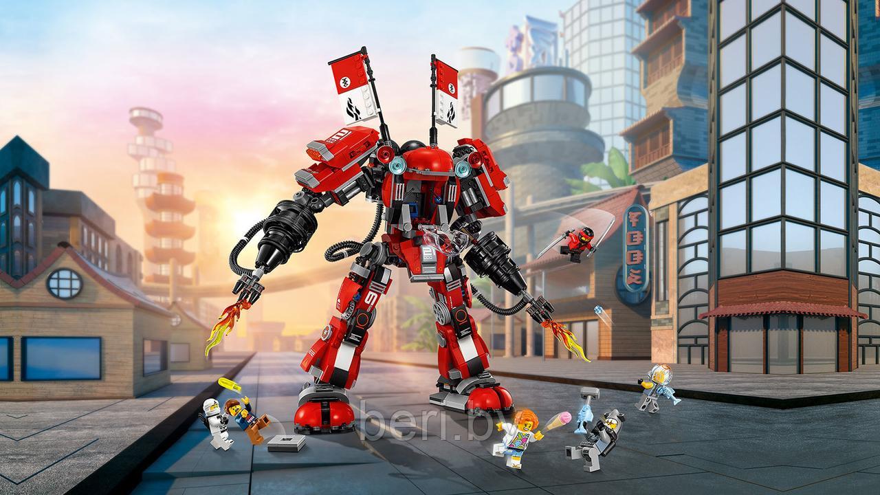 4025 Конструктор Ninjago Movie Bela Огненный робот Кая, 1001 деталь, аналог Lego 70615 - фото 6 - id-p220294467