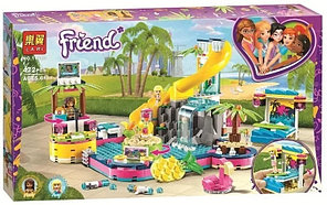 11380 Конструктор Bela Friends Вечеринка Андреа у бассейна, 472 детали, аналог Lego Friends