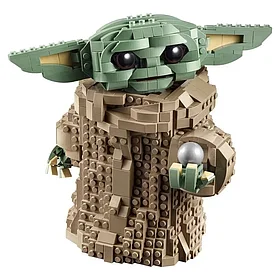 Конструктор Star Wars Мандалорец Малыш Йода "Грогу" 1075 деталей аналог Лего