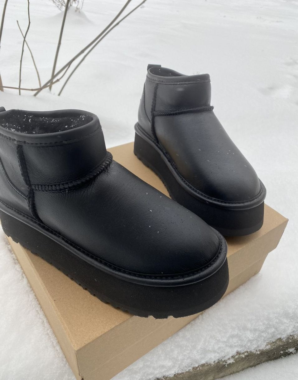 Женские мини угги UGG бежевые - фото 3 - id-p196767295