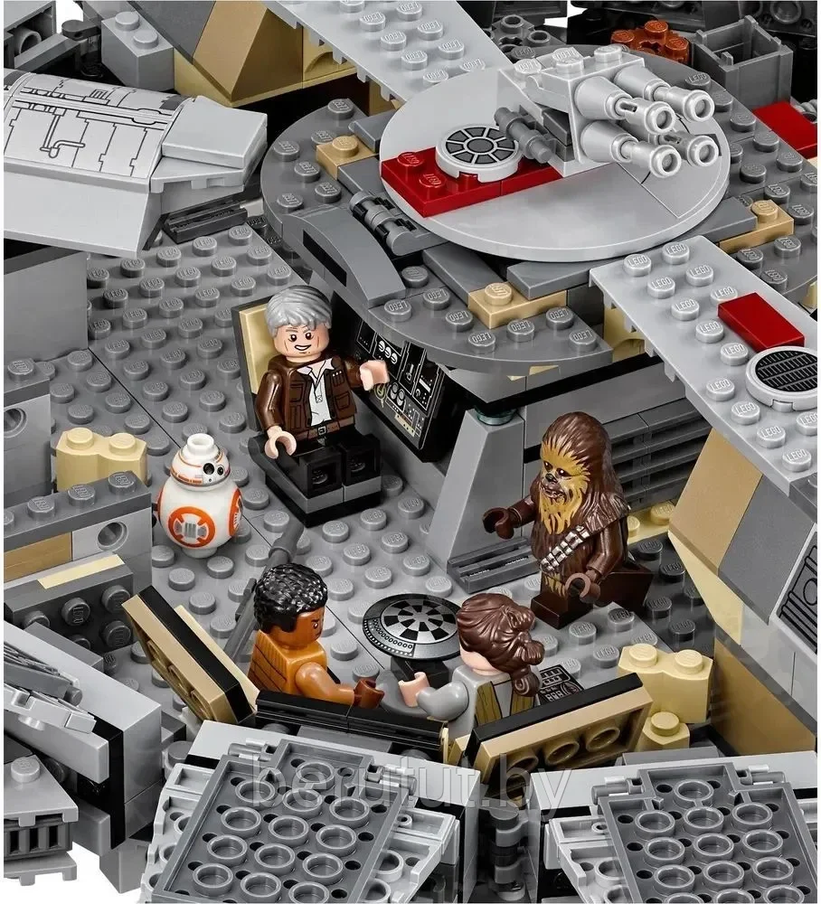 Конструктор "Star wars" Сокол Тысячилетия1329 деталей (Звездные войны: Аналог Lego) - фото 5 - id-p220306803