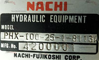 Мотор-редуктор (редуктор хода) NACHI PHX-100-25-1-8113A