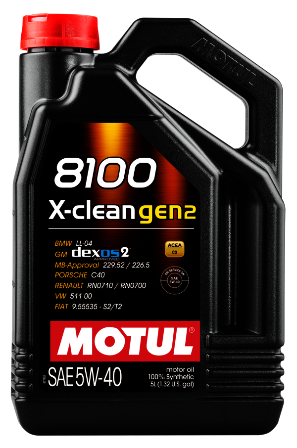 Моторное масло Motul 8100 X-clean Gen2 5W40 5л 109762 - фото 1 - id-p220332924