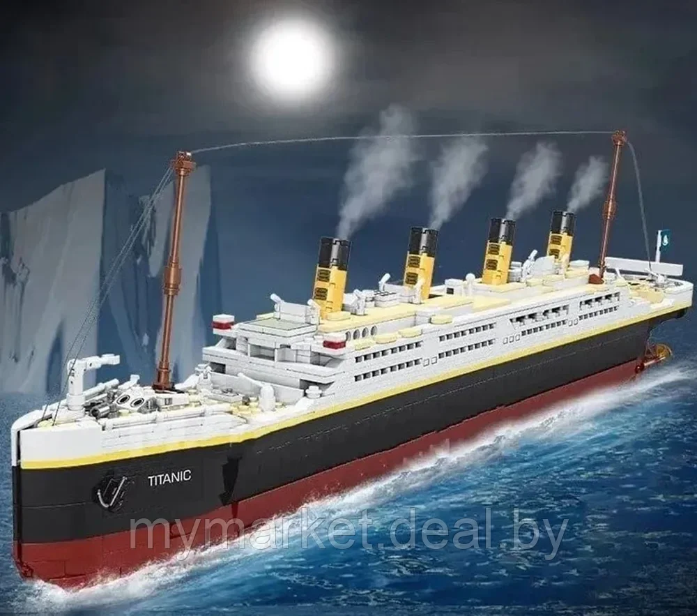 Конструктор большой 2 в 1 "Корабль Титаник" 2022 детали - фото 1 - id-p220331685