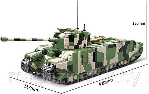 Конструктор Британский сверхтяжелый танк TOG II 100241 Quan guan аналог Лего - фото 4 - id-p220340718