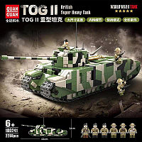 Конструктор Британский сверхтяжелый танк TOG II 100241 Quan guan аналог Лего