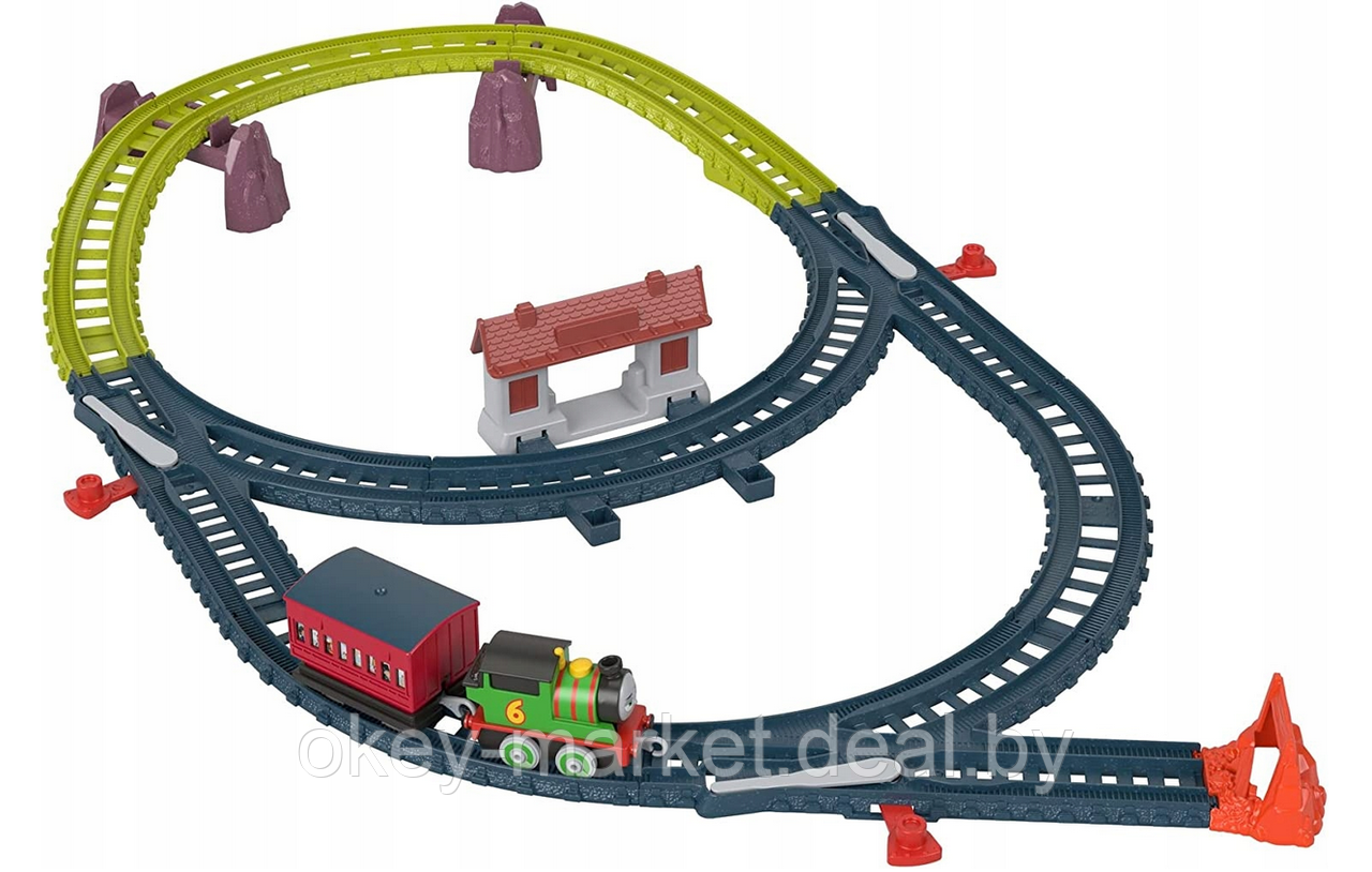 Игровой набор Thomas & Friends Железная дорога Перси и доставка пассажиров HGY84 - фото 2 - id-p220340719