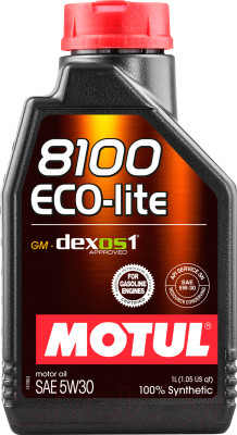 Моторное масло Motul 8100 Eco-lite 5W-30 1л 108212 - фото 1 - id-p220347825