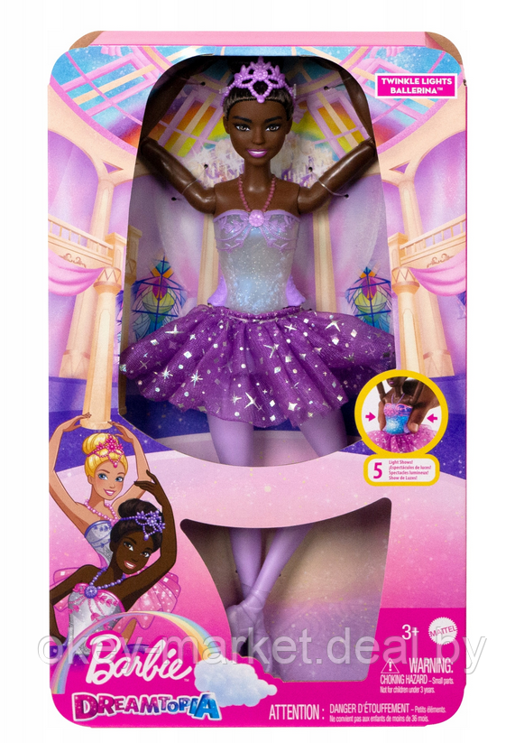 Кукла Barbie Dreamtopia Балерина HLC26 - фото 2 - id-p220361331