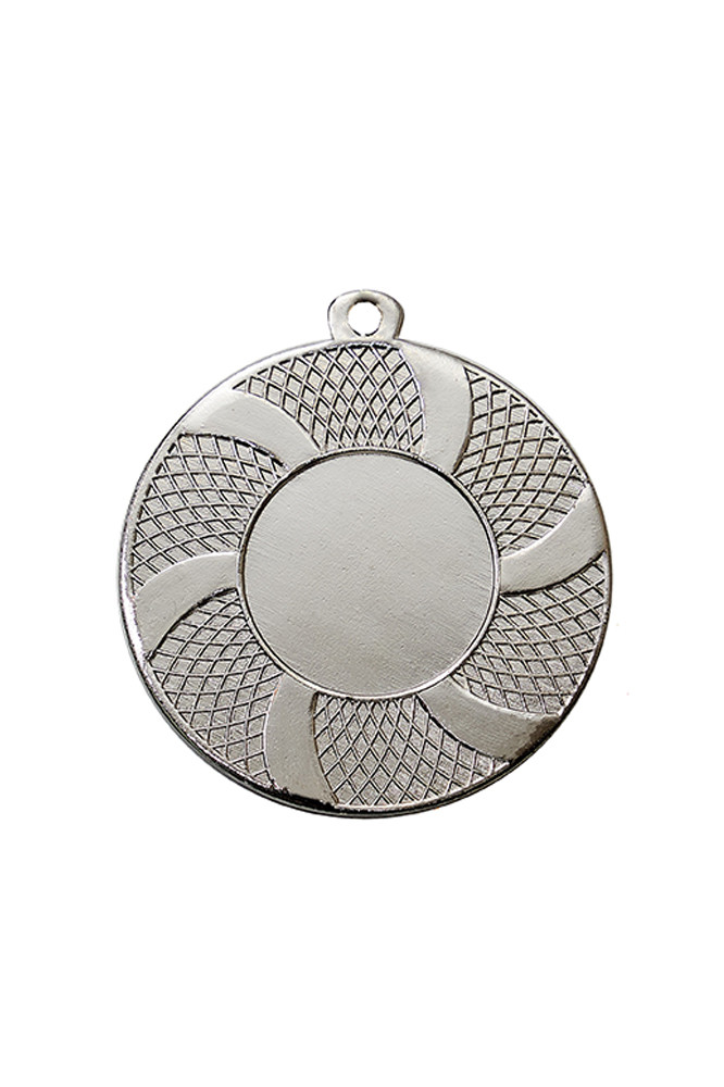 Медаль 5 см   1 место  без ленты ,504-1 Серебристая