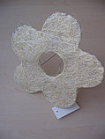 Каркас для букета сизалевый "Цветок", D 20 см., фото 2